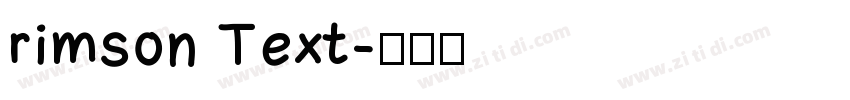 rimson Text字体转换